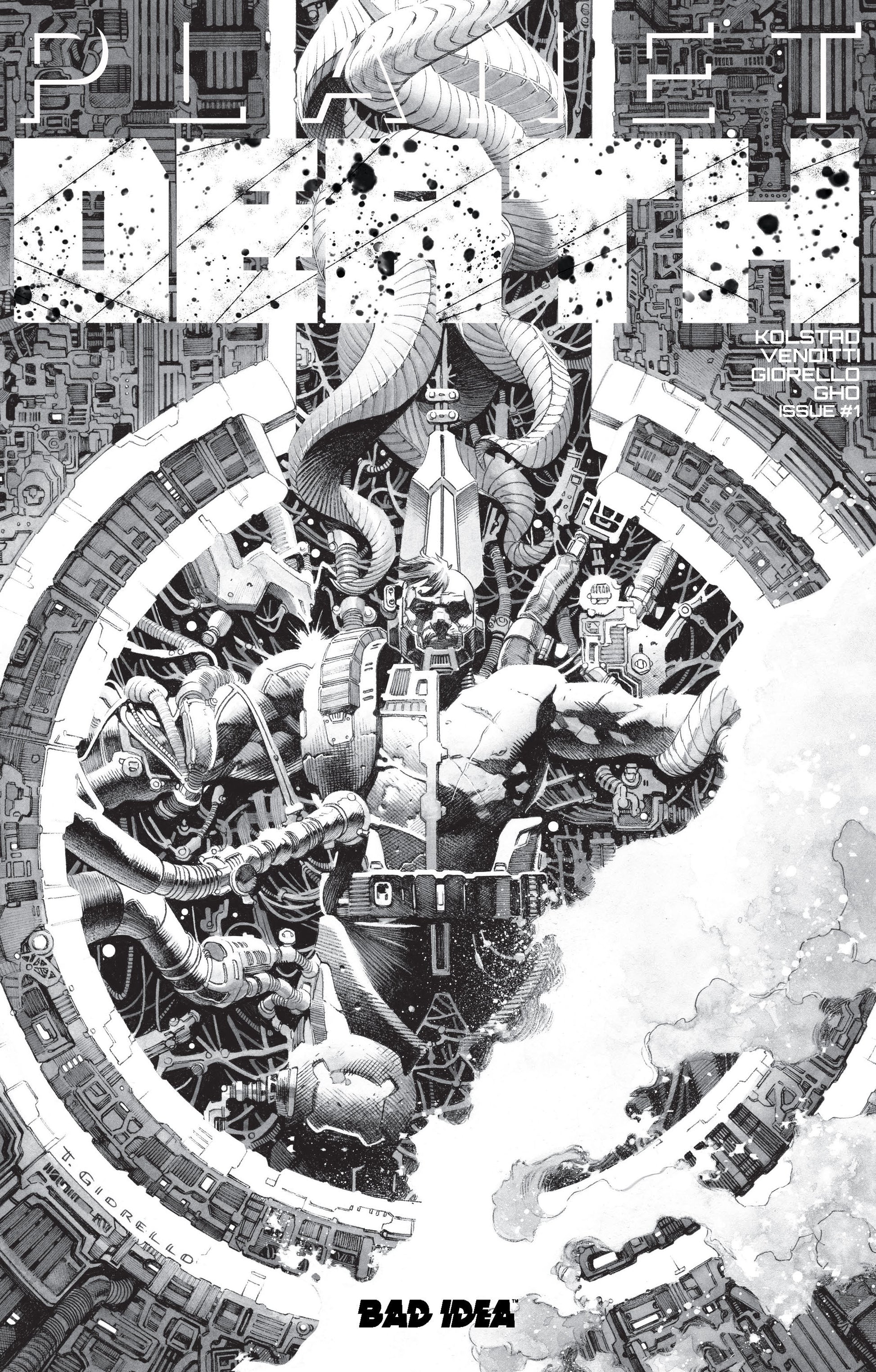 2025 - Planet Death Planet Sized Edition #1 Cvr B B&W Tomas Giorello Var - M - ENG 1