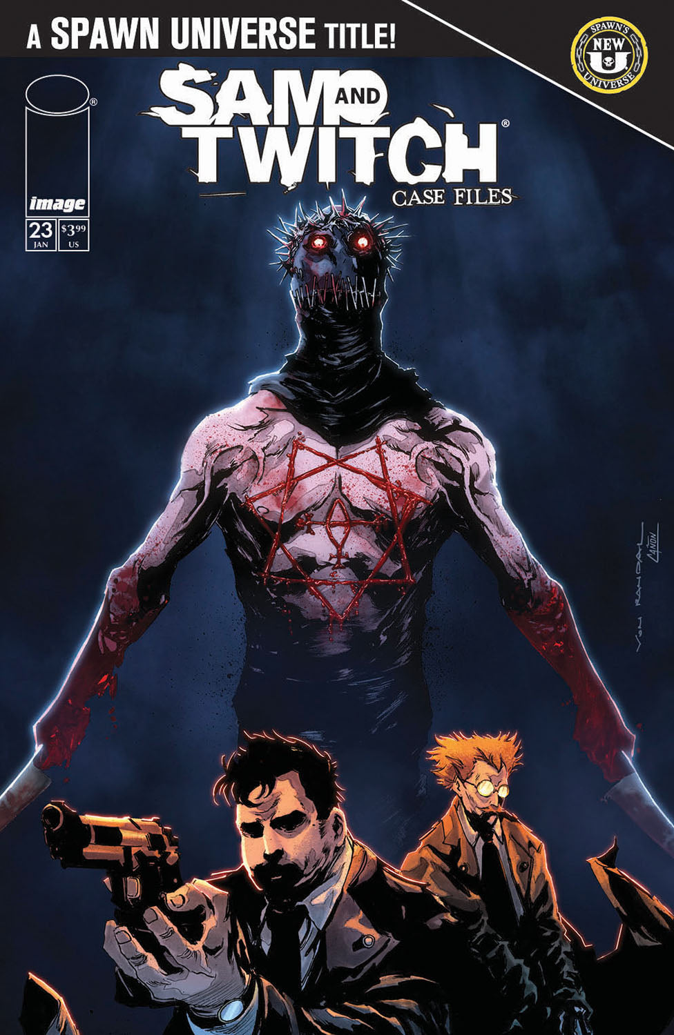 2025 - Spawn Sam And Twitch Case Files #23 Cvr A Von Randal - M - ENG 1