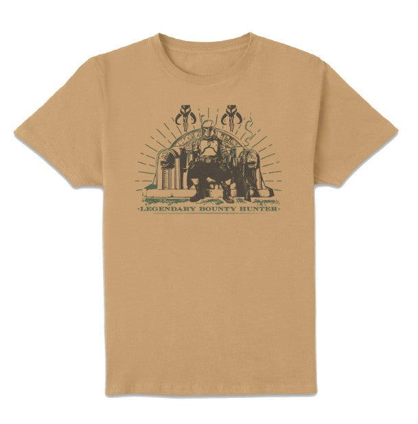 Star Wars Legendary Bounty Hunter Boba Fett Tan t/s L - M