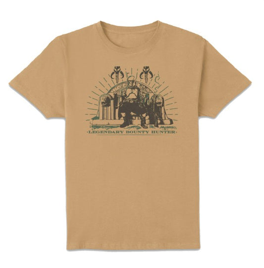 Star Wars Legendary Bounty Hunter Boba Fett Tan t/s L - M