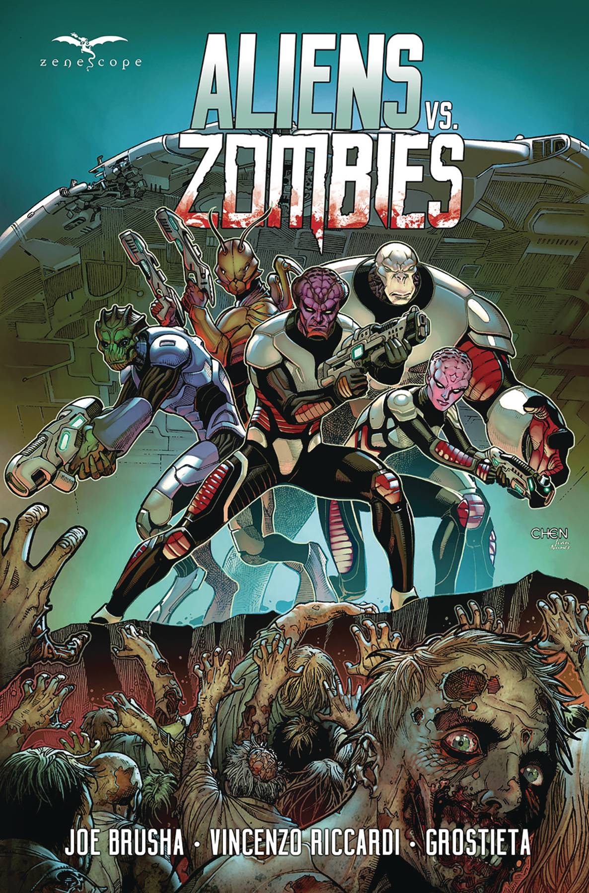 2025 - Zenescope Ent. - Aliens vs. ZombiesGM - ENG 1