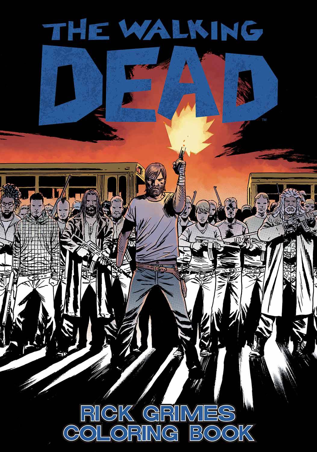 2016 - The Walking Dead Rick Grimes Adult Coloring Book - M - ENG - PRE-ORDER 1