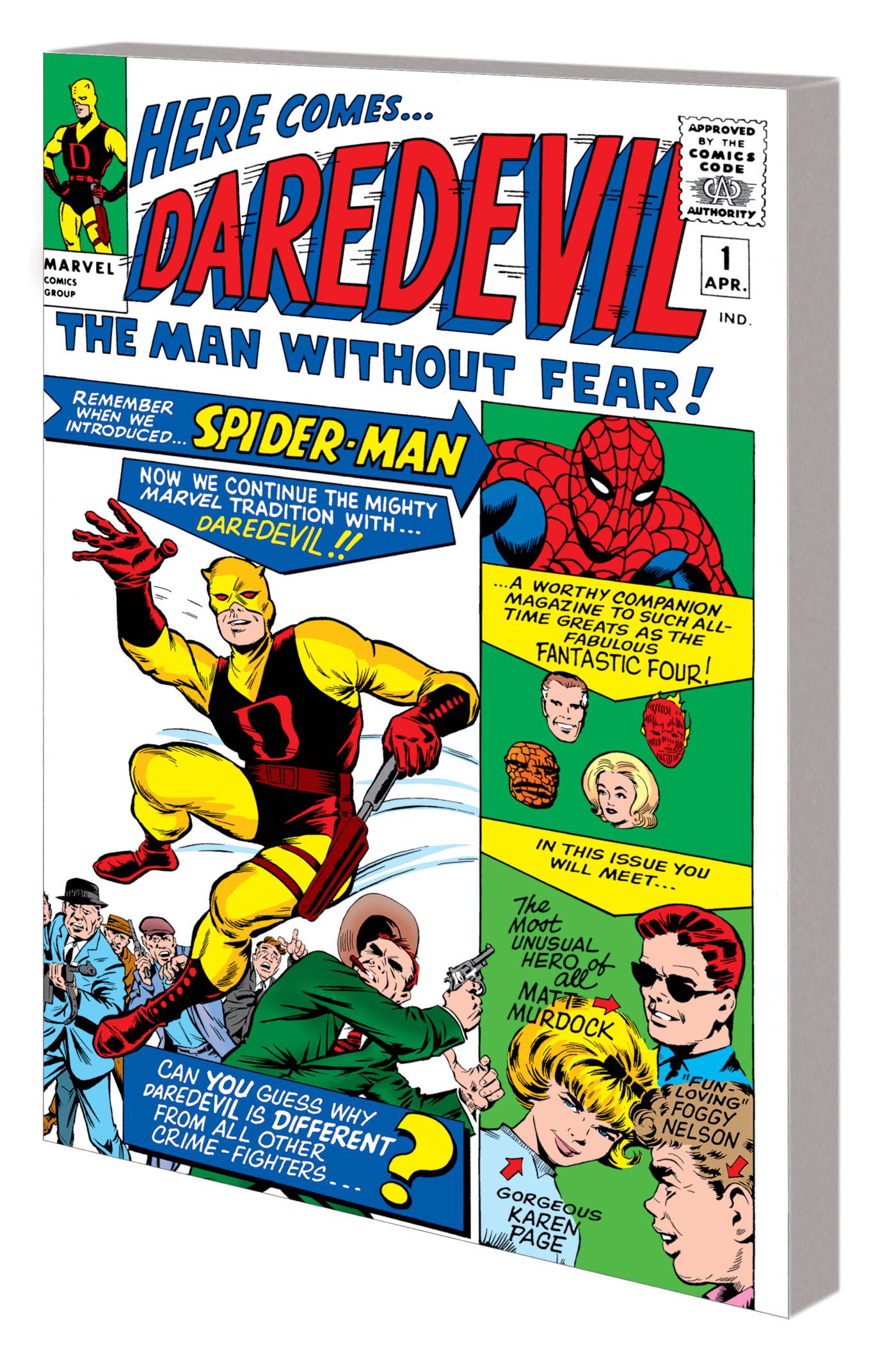 2022 - Mighty Marvel Masterworks Daredevil Gn TP #1 Var. B - M - ENG - PRE-ORDER 1
