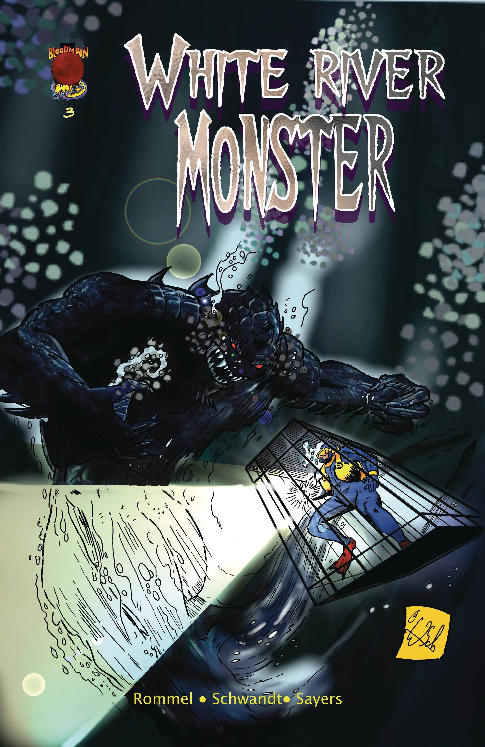 2022 - Blood Moon Comics, LLC - ON DEMAND - White River Monster #3 Var. A - M - Eng 1