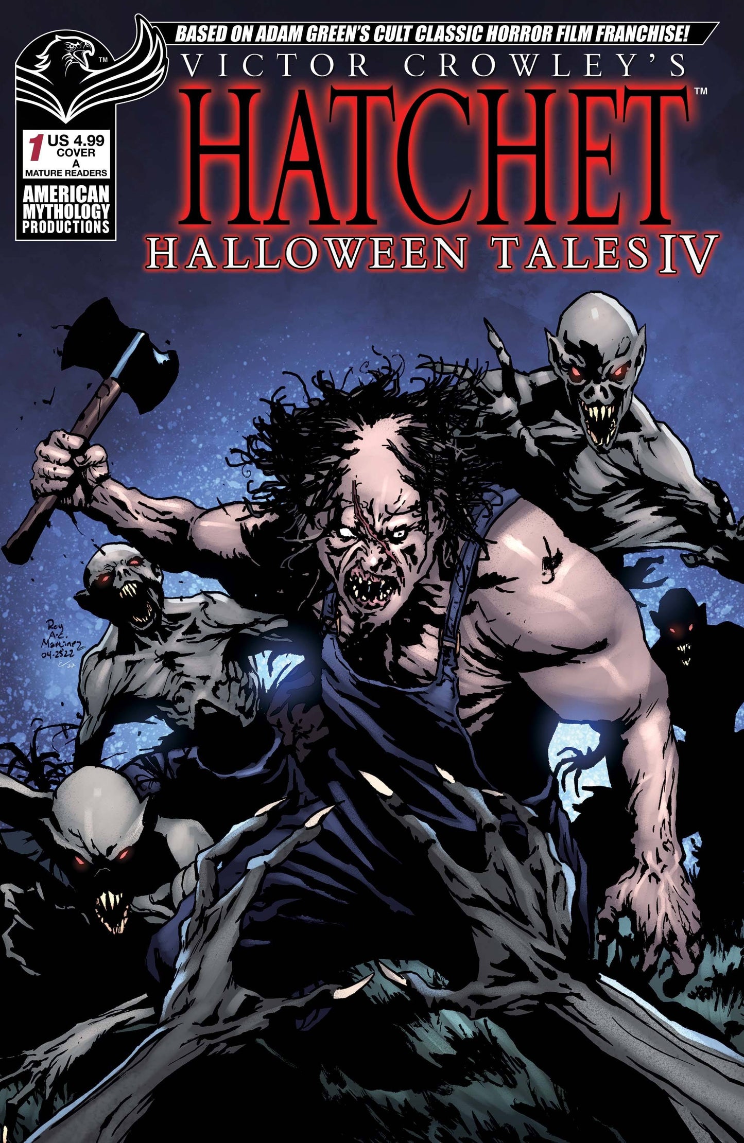 2022 - American Mythology - ON DEMAND - Victor Crowley Hatchet Halloween Tales IV #1 Var. A - M - Eng 1