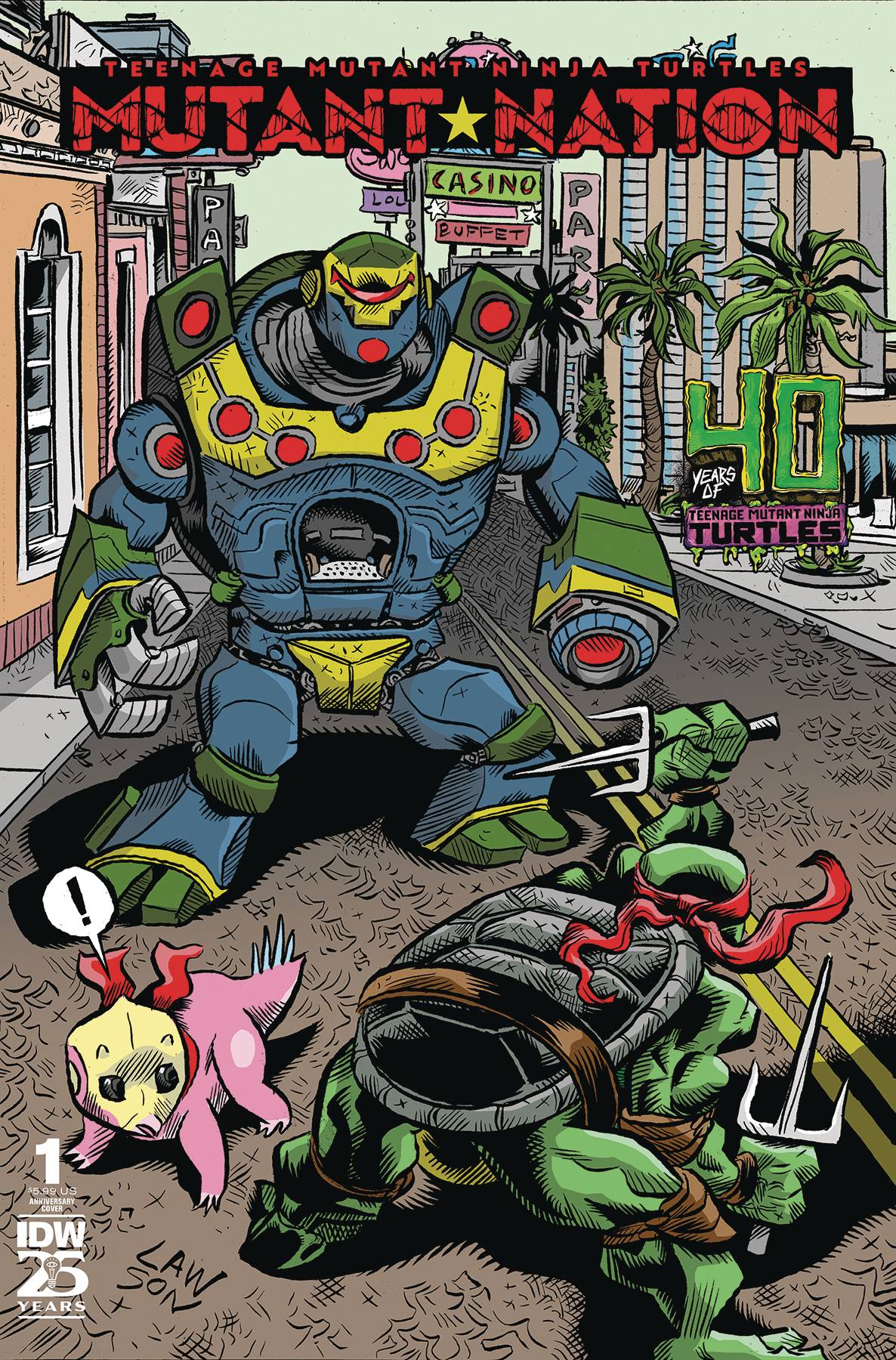 2024 - Teenage Mutant Ninja Turtles: Mutant Nation #1 Var. D - M - ENG 1