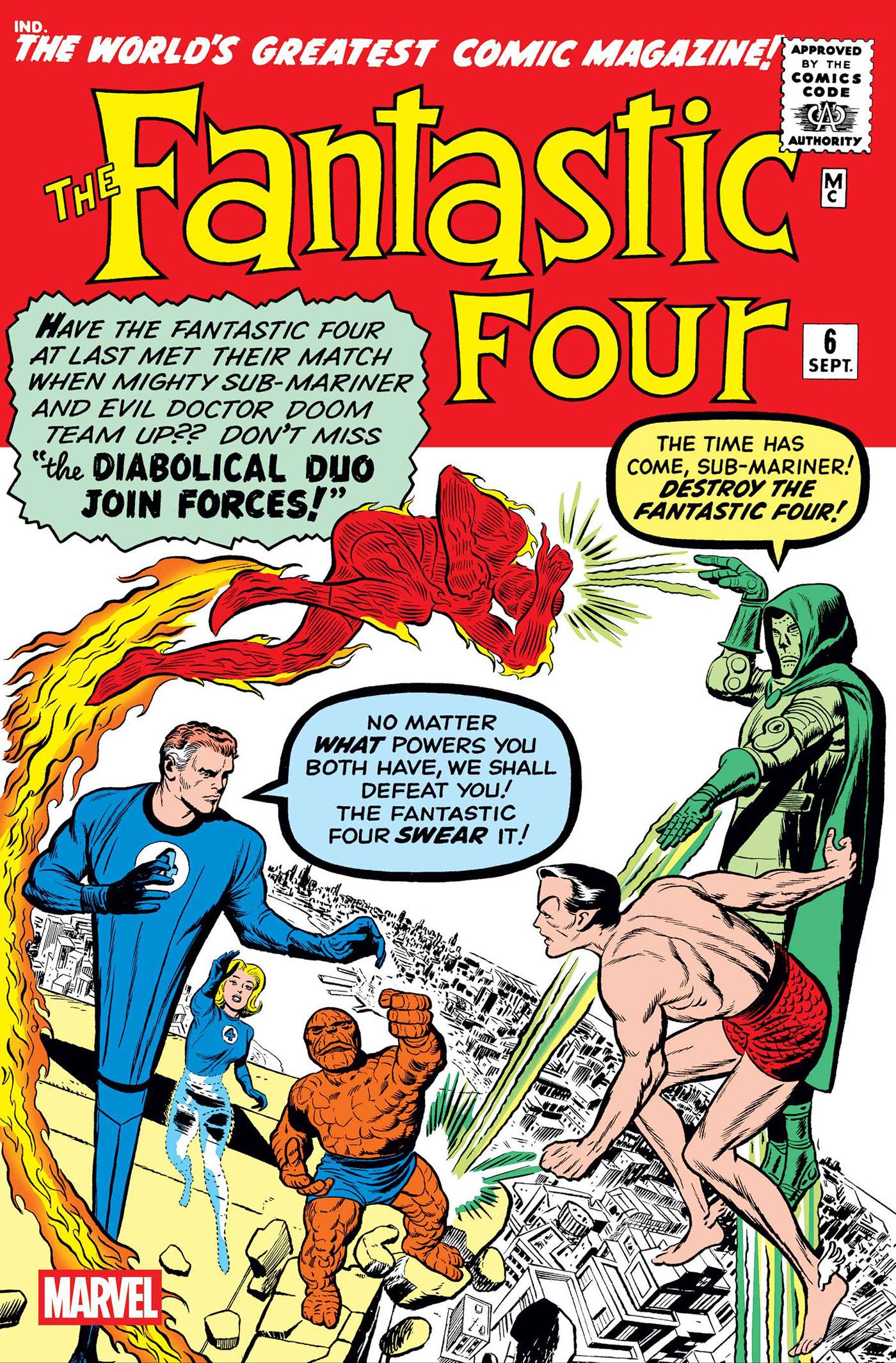 2025 - Fantastic Four, Vol. 1 #6 Var. C - "Captives of the Deadly Duo!" - M - ENG 1