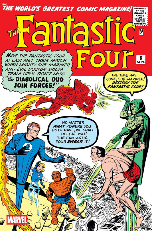 2025 - Fantastic Four, Vol. 1 #6 Var. C - "Captives of the Deadly Duo!" - M - ENG 1