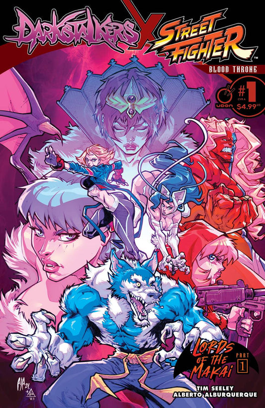2025 - Darkstalkers X Street Fighter: Blood Throne #1 Var. A - M - ENG 1