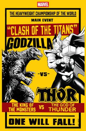 2025 - Godzilla vs. Thor #1 Var. D - M - ENG 1