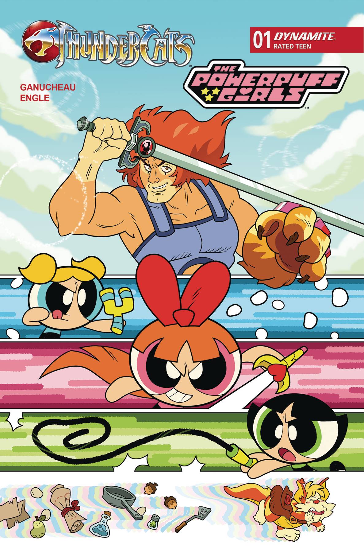 2025 - Thundercats / The Powerpuff Girls #1 Var. B - M - ENG 1