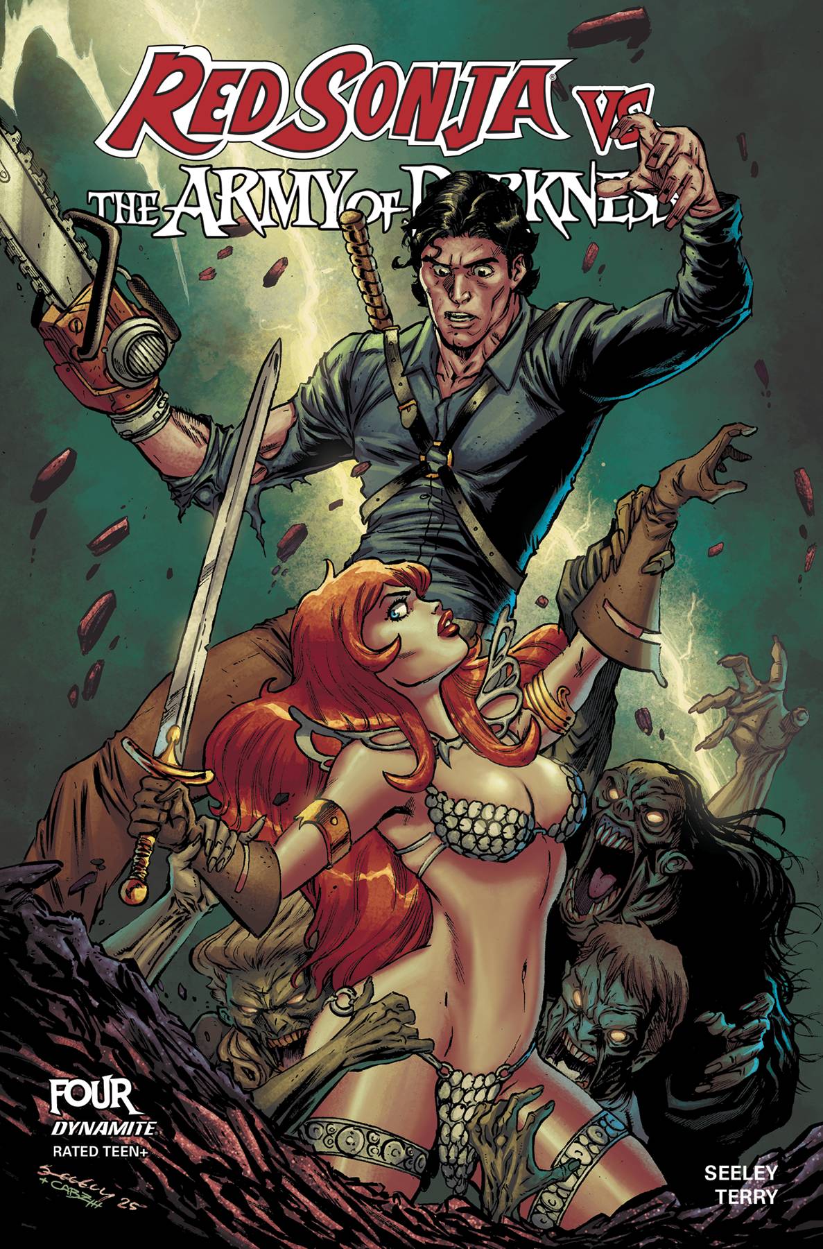 2025 - Red Sonja vs. The Army of Darkness #4 Var. B - M - ENG 1
