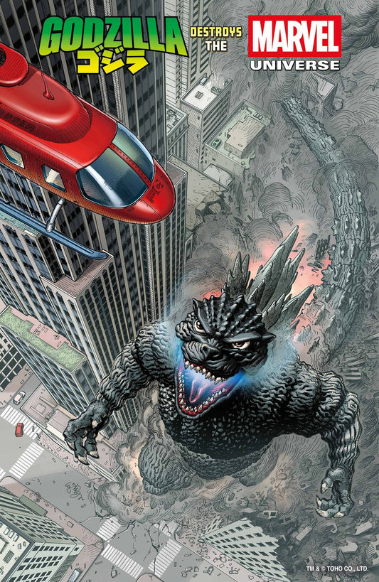 2025 - Godzilla Destroys the Marvel Universe #1 Var. C - M - ENG 1