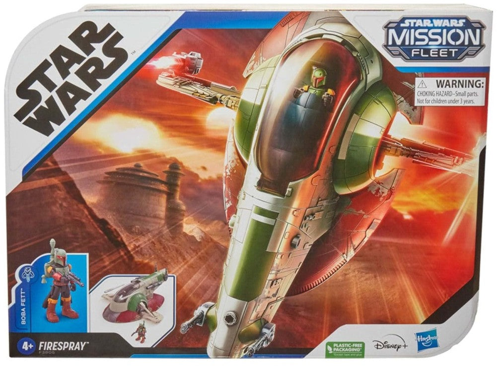 Star Wars Mission Fleet Boba Fett and Starship - M 1