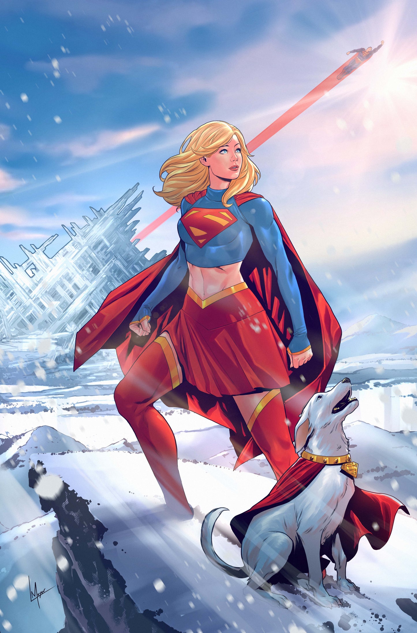 2025 - Supergirl #9 Cvr D Lucas Meyer Card Stock Var - M - ENG 1
