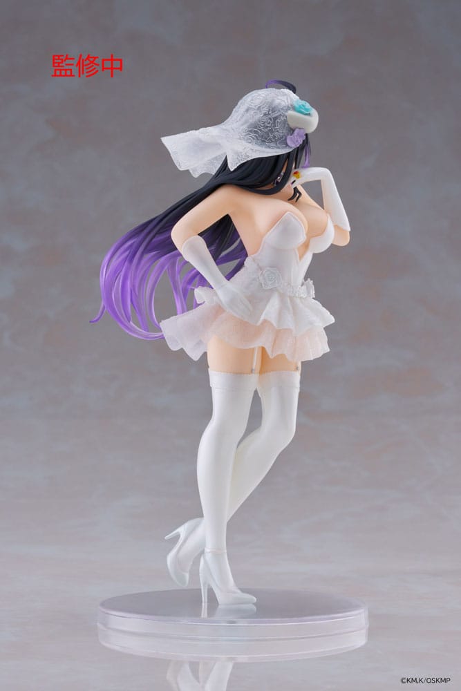 Overlord Coreful PVC Statue Albedo Wedding Ver. 18 cm - M 3