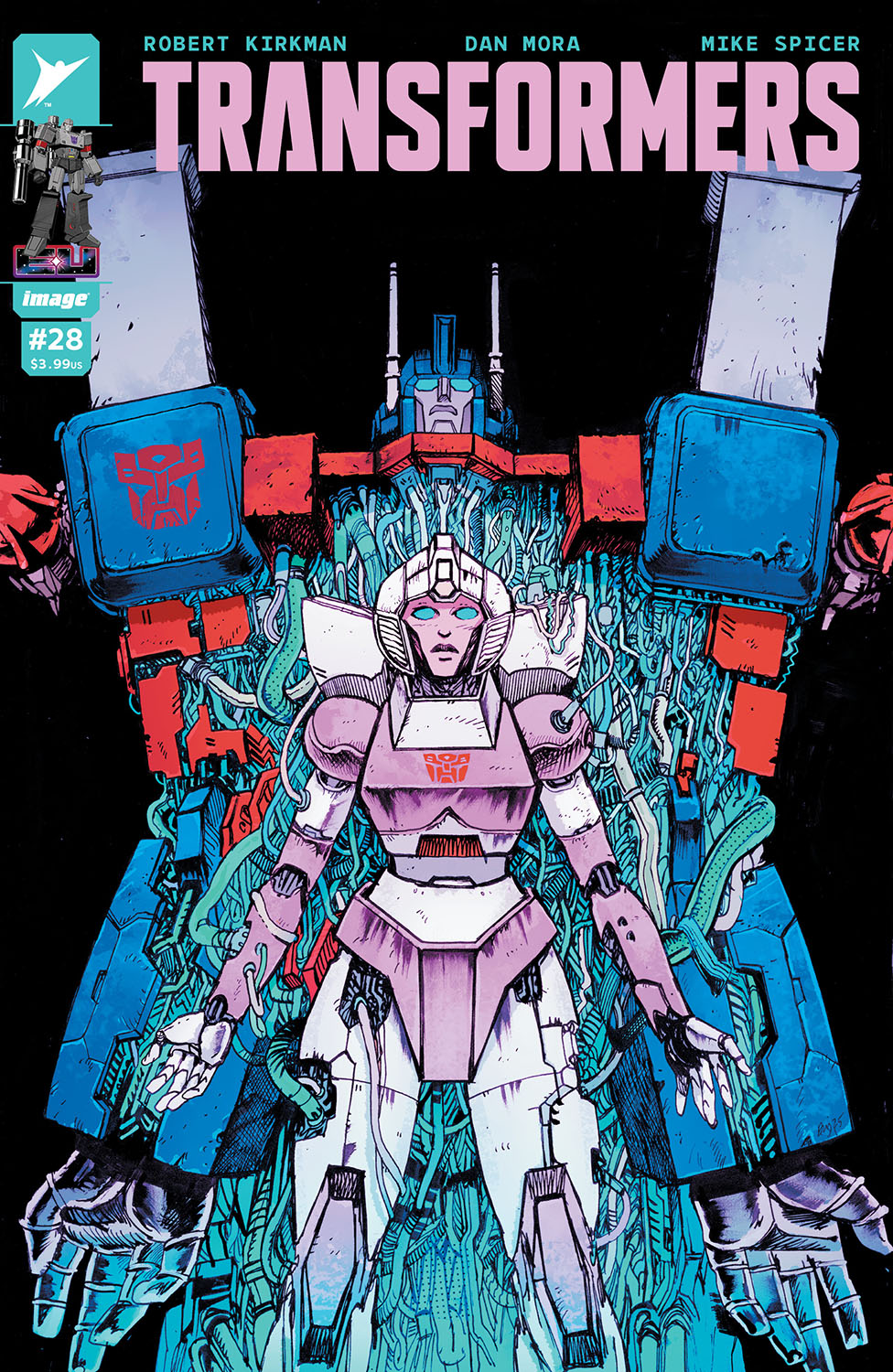 2025 - Transformers #28 Cvr B Daniel Warren Johnson & Mike Spicer Var - M - ENG 1