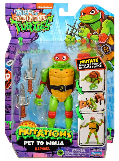 Teenage Mutant Ninja Turtles - Pet to Ninja Figure - Raphael - M 1