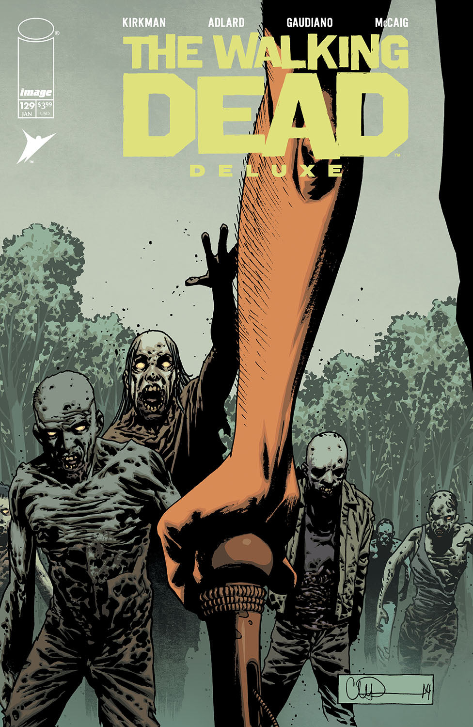 2025 - Walking Dead Deluxe #129 Cvr B Charlie Adlard & Dave Mccaig Var - M - ENG 1