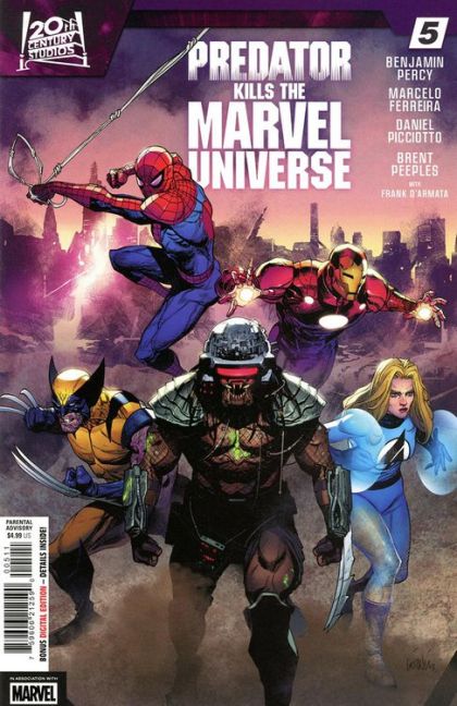 2025 - Predator Kills the Marvel Universe #5 Var. A - M - ENG - PRE-ORDER 1