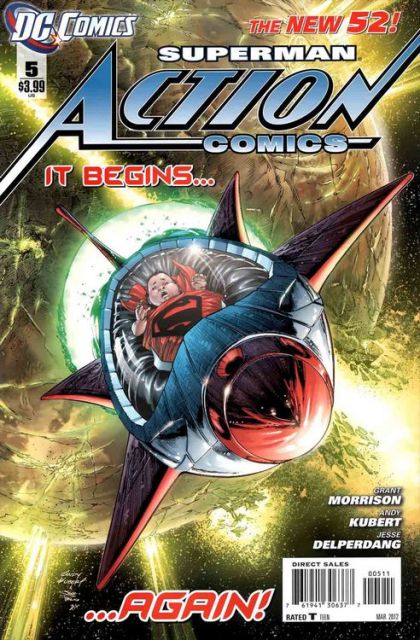 2012 - Action Comics, Vol. 2 #5 Var. A - Rocket Song / Baby Steps - M - ENG - PRE-ORDER 1