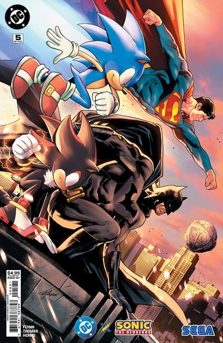 2025 - DC X Sonic The Hedgehog #5 Var. B - M - ING