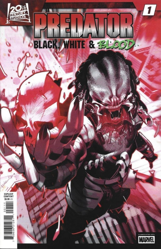 2025 - Predator: Black, White & Blood #1 Var. A - M - ENG