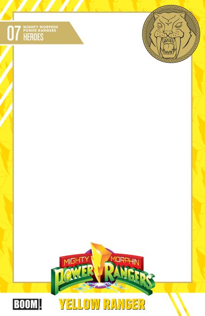 Mighty Morphin Power Rangers (2026) #7 Cvr D Trading Card Blank Sketch Var - M - ENG - PROMO 1