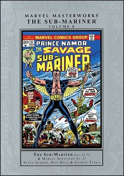 2018 - Marvel Masterworks: Sub-Mariner #8 Var. HC-A - Sub-Mariner (1968) #61-72, Marvel Spotlight (1971) #27 - M - ENG - PRE-ORDER 1