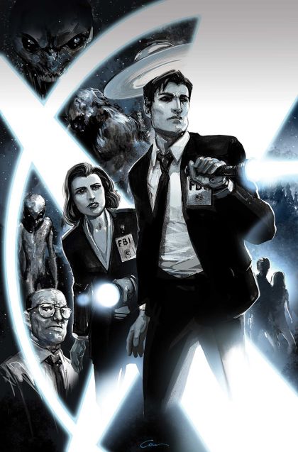X-Files #1 Cvr J Clayton Crain Metal Premium Cvr - M - ENG - PROMO 1