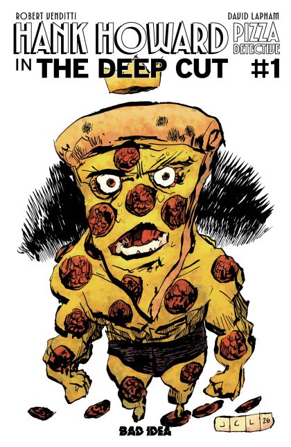 Hank Howard Pizza Detective The Deep Cut #1 (One Shot) Cvr C Pizza By Jesse Lonergan Var - M - ENG - PROMO 1