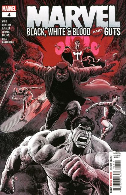 2026 - Marvel: Black, White &amp; Blood and Guts #4 Var. A - "Careful What You Wish For" / "Nature Red in Tooth and Claw" / "The Whisperer in Darkness" - M - ENG 1