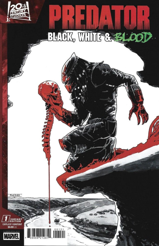 2025 - Predator: Black, White & Blood #1 Var. B - M - ENG