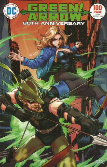 2021 - Green Arrow: 80th Anniversary 100-Page Super Spectacular #1 Var. E - The Disappearing Bandit / Punching Evil / Who Watches The Watchtower? / ...Just The Usual Sort Of Stuff / The Arrow And The Song / One / Green-Man And Autumn-Son / Star City Star / Happy Anniversary / The Sympathy Of The Woods / The Last Green Arrow Story - M - ENG - PRE-ORDER 1