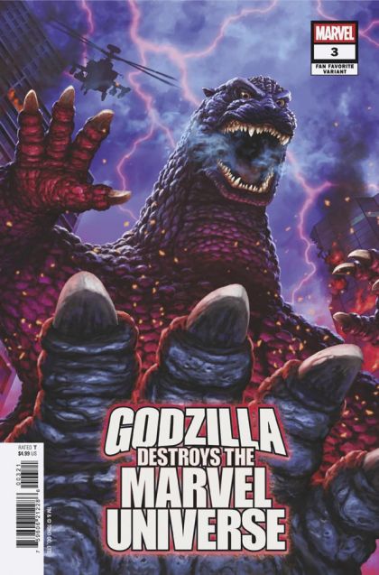 2025 - Godzilla Destroys the Marvel Universe #3 Var. B - Part Three - M - ENG - PRE-ORDER 1