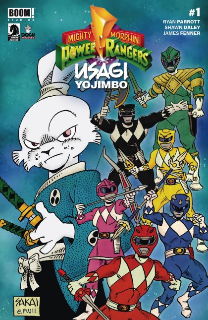 2024 - Boom! Studios - ON DEMAND - Mighty Morphin Power Rangers / Usagi Yojimbo #1 Var. B - M - Eng 1