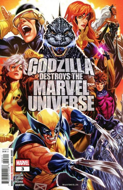 2025 - Godzilla Destroys the Marvel Universe #3 Var. A - Part Three - M - ENG 1