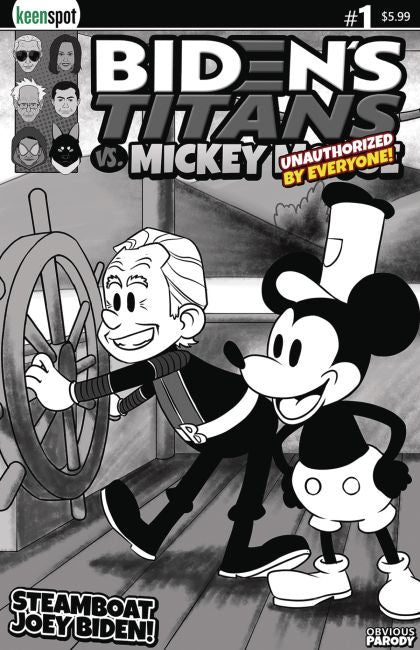 2024 - Keenspot Entertainment - ON DEMAND - Biden's Titans Vs Mickey Mouse #1 Var. B - M - Eng 1