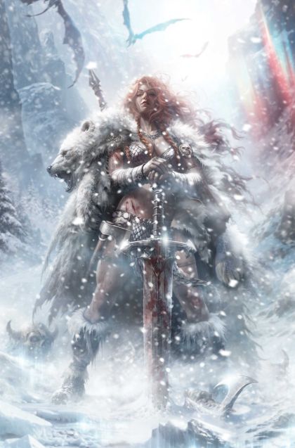 Red Sonja: Solstice Special #1 (One-Shot) Cvr F Francesco Mattina Ltd Virgin - M - ENG - PROMO 1